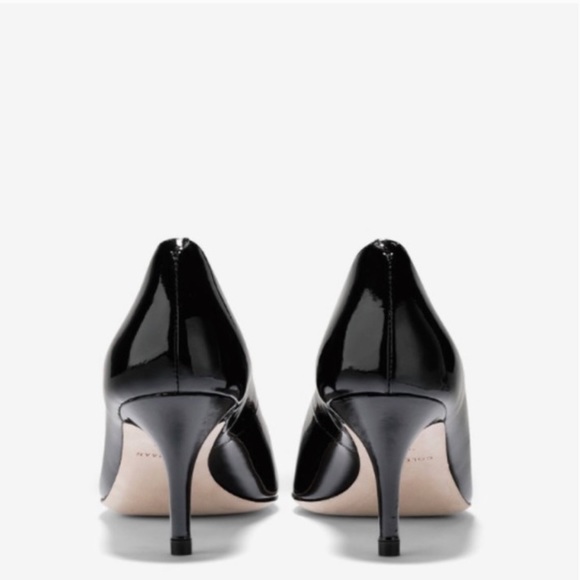 Cole Haan Nike Air Bradshaw Heels Black Patent Leather - Picture 3 of 7